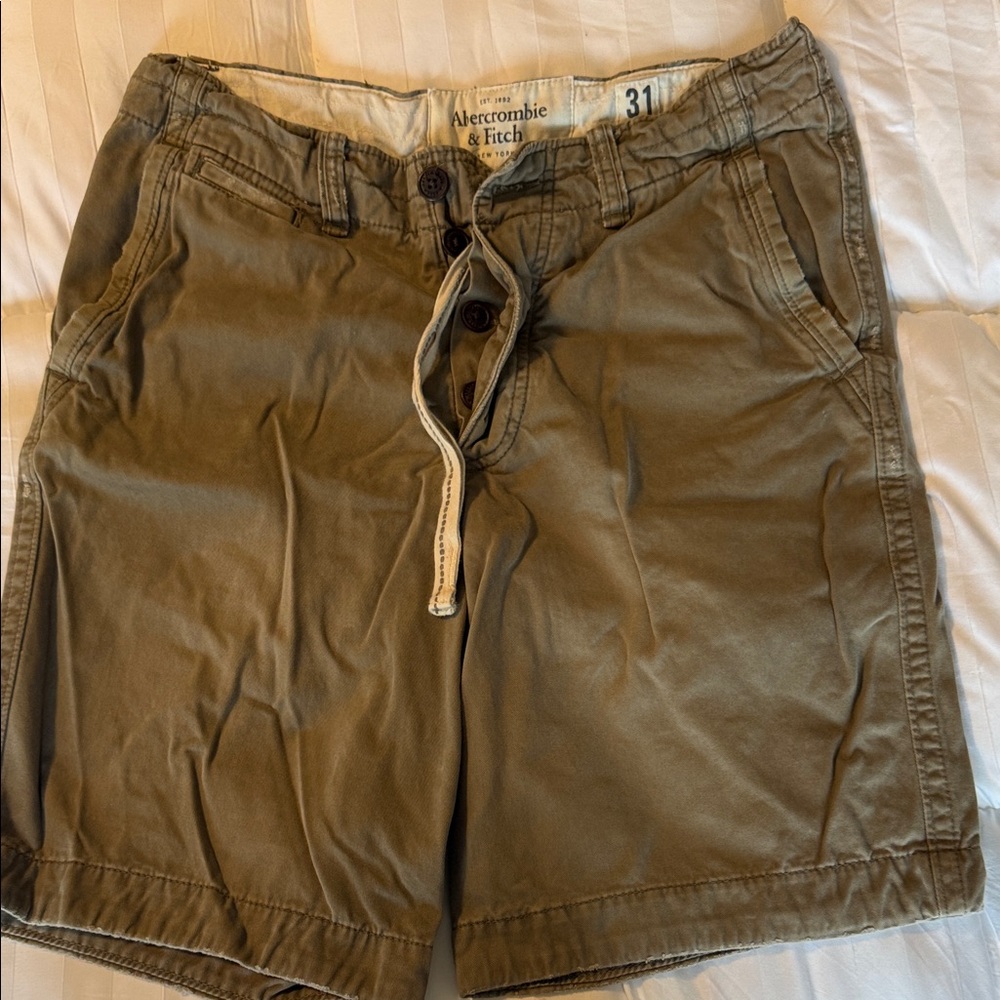 Abercrombie & Fitch Khaki Casual Shorts